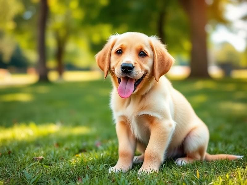 Imagem de Mel em seu novo lar.