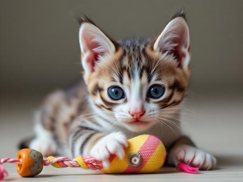 Imagem de Buddy em seu novo lar.