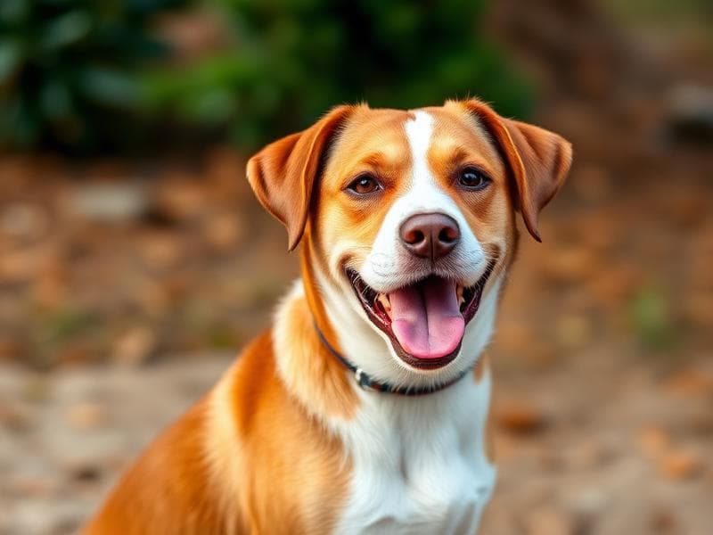 Imagem de Amora em seu novo lar.